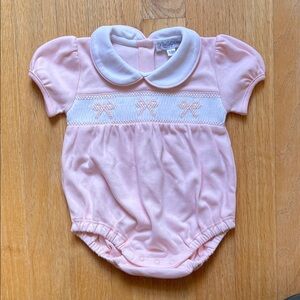 Nellapima baby girl smocked bubble